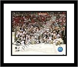 2009 Pittsburgh Penguins Stanley Cup Champions NHL Framed 8x10 Photograph Team Celebration with Cup
