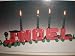 Noel Christmas Train Set, Wooden Candle Holders