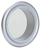 西邦工業 SEIHO SN300S 外壁用ステンレス製換気口 (フラットグリル) 金網型10メッシュ 低圧損