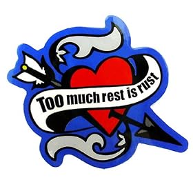 �R�g���U�X�e�b�J�[�s�x�݉߂��͎K�т�/TOO MUCH REST IS RUST�t�h�����H