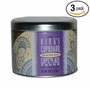 The King\’s Cupboard Sugar Free Dark Hot Chocolate, 8-Ounce Cans (Pack of 3)