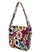 Belvah Quilted Floral Paisley Messenger Crossbody Bag