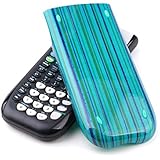 Guerrilla Hard Slide Case-Cover for TI-84 Plus, TI 84-Plus C Silver Edition, TI-89 Titanium Graphing Calculator, Blue Stripe