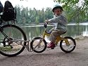 Bicycle Follow Me Parent-Child Trailer-Bike RRP &pound;249.99
