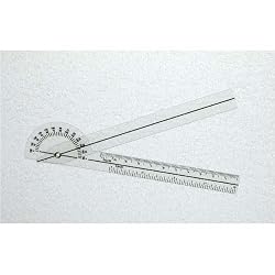 Plastic 6-3/4" Goniometer 180 Degrees