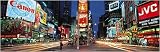 New York - Times Square - Artist: Richard Berenholtz - Art Print on Canvas - Image Size: 35.50 by 11.75 inches Art Print on Canvas