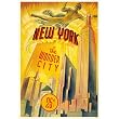 New York the Wonder City 1- Ad Poster