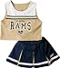 St. Louis Rams Girl's Toddler 2-Pc Cheerleader Jumper - 4T