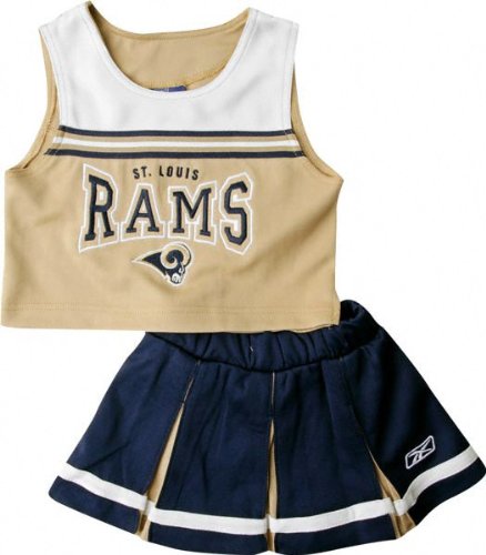 St. Louis Rams Girl's Toddler 2-Pc Cheerleader Jumper