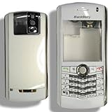 White Full Housing Faceplate Cover+Battery Door+Keypad Keyboard Buttons+Tra ....