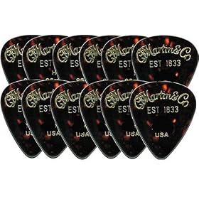 Martin Shell .73mm Guitar Picks - Dozen Pack