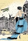 New York Diva Wood Mounted Rubber Stamp
