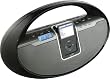 iLive IBCD2817 Portable Boombox with CD Player, AM/FM Radio, Remote Control, and iPod Dock (Black)