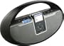 iLive IBCD2817 Portable Boombox with CD Player, AM/FM Radio, Remote Control, and iPod Dock (Black)