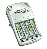 Produkt-Bild: Ansmann 5007093 Photo Cam III Steckerladeger&auml;t f&uuml;r Mignon AA und Micro AAA Akkus inkl. 4x Mignon AA 2850mAh Akkus