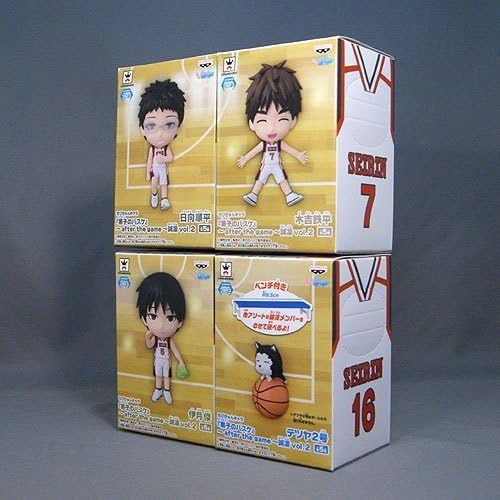 Chibi Kyun Figure Chara Kuroko no Basuke after the game Seirin vol.2 four types