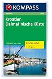 Kroatien - Dalmatinische K&uuml;ste 1 : 100 000: Wanderkarten-Set. GPS-genau