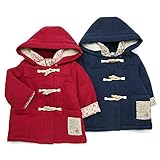 【アウトレット】Biquette Club ダッフルコート (80～130cm) キムラタンの子供服 レッド 80 ( 10354x10554-154 )