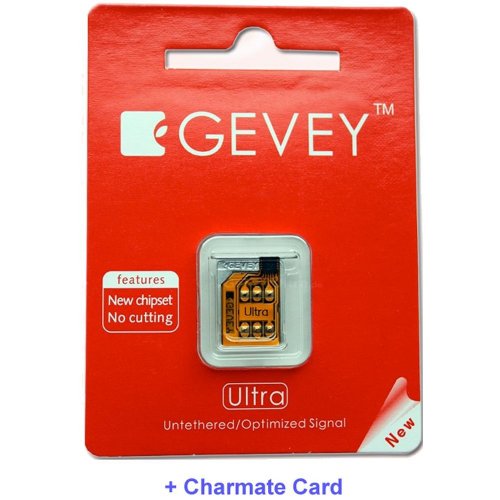 Produkt-Bild: Gevey Ultra 2nd Generation Autounlock f&uuml;r FW 04.11.08 und 04.12.01 und ohne 112 oder 911 Plug & Play f&uuml;r iPhone 4 Unlock f&uuml;r alle Firmwareversionen 4.1 - 5.1 NEUHEIT + Charmate Pocket Card