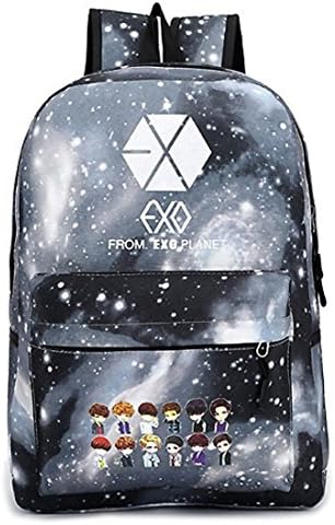 Women's and Girl's KPOP EXO Starry Sky Backpacks for Travel and School
