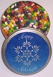Scott's Cakes Assorted Mix Jelly Belly Jelly Beans in a Snowflake Tin