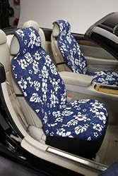 Eurow Microfiber Sideless Maui Seat Cover Blue (2-Pack)