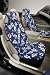 BLUE MAUI SIDELESS MICROFIBER CAR SEAT COVER - 2 PACK