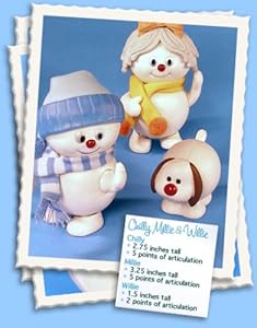 Amazon.com: Frosty the Snowman Chilly and Millie Action Figures: Toys & Games