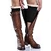 Avidlove Women Socks Knit Crochet Boot Cuffs Hollow Out Leg Warmers with Lace Trim