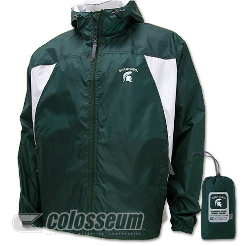 Buy Michigan State Spartans Campus Yard Wind Jacket & Bag