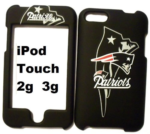 New England Patriots Pats football logo Apple ipod iTouch Touch 2 2G 3 3g Faceplate Hard Cell Protector Case Cover Snap On NEW !!