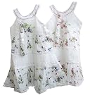 Girls Flower Design Embroidered Summer Dress with Headband
