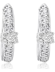 14k WHITE GOLD WOMENS EARRING LE-2642 DIAMOND 0.79CT TW