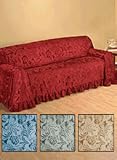 VelvetSoft Decorative Furniture Covers  Large Sofa Cover Color Gold