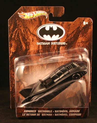ARMORED BATMOBILE * BATMAN RETURNS * Hot Wheels 1:50 Scale 2012 Batman Series Vehicle