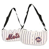 New York Mets Pinstripe Small Jersey Style Purse (Measures Approximately 12