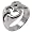Large Om - Sterling Silver Ring Size 6