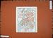 c1950 COLOUR MAP FRANCE STREET PLAN LA ROCHELLE PORT