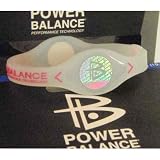 Power Balance Silicone Wristband Bracelet --(Color:clear; Size: M)