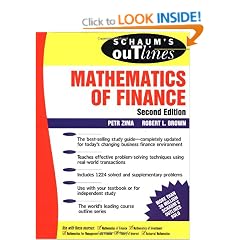 Schaum's Outline of  Mathematics of Finance (Schaum's Outline Series)
