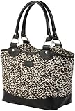Sachi 36-044 Insulated Fashion Lunch Tote, Leopard