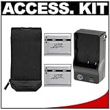 Olympus Carrying Case with (2) LI-50B Batteries & Charger Kit for 9000, 901 ....