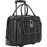 Kenneth Cole Reaction It's Wheel-y Late Rolling Laptop Case Bag (Black)