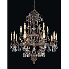 Savoy House LArt du Luminaire Moroccan Bronze Fifteen-Light Chandelier by Savoy House