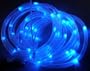 BLUE Solar Rope Tube 50 LED String Garden Light Inside/Outside
