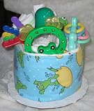 1 Tier Froggy Baby Diaper Cake