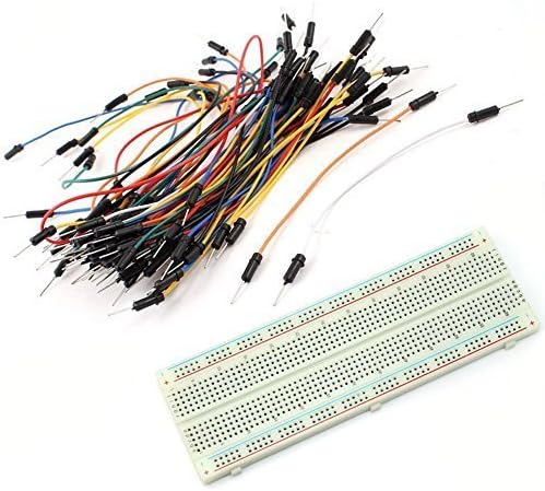830 Points Solderless PCB Breadboard +65pcs Jumper Cable Wires for Arduino