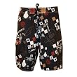 Split Dingbat Boardshorts Black