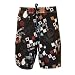 Split Dingbat Boardshorts Black