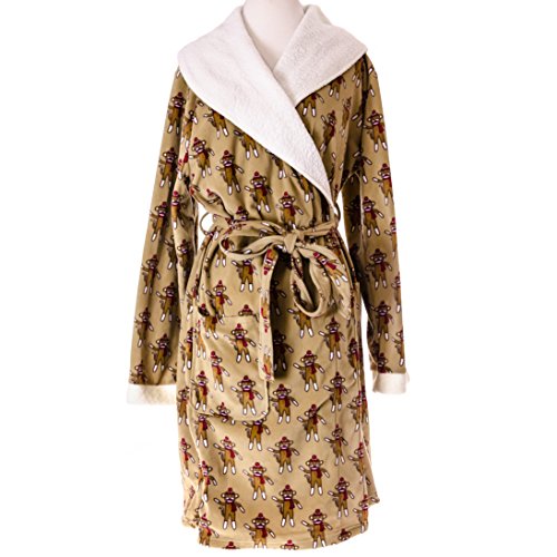 Sock Monkey Women's Robe Tops